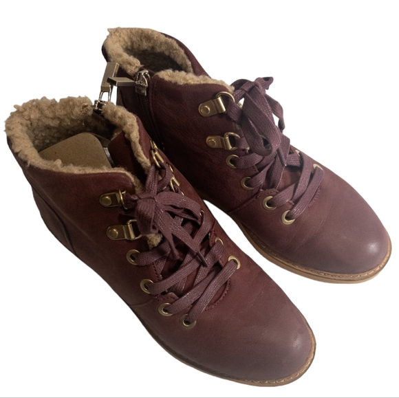 Softwalk Wilcox Ankle Boot Burgundy -5 - Picture 3 of 4